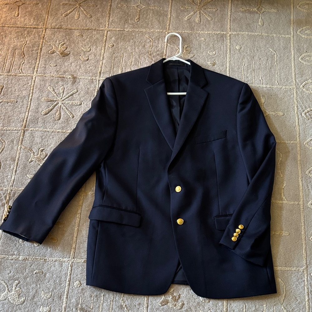 Ralph Lauren Dark Blue Blazer with Gold Buttons